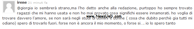irene uomini e donne