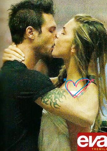 alessandro pess e nina alessandro pess e nina senicar foto bacio