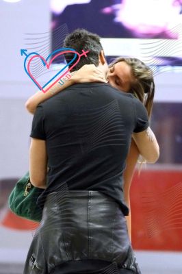 nina e alessandro pess bacio Alessandro Pess e Nina Senicar