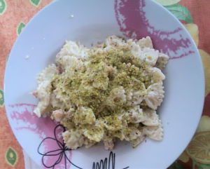 farfalle con pistacchio di bronte