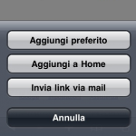 Aggiungi a home