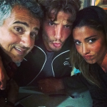 belen e stefano bruciati dal sole