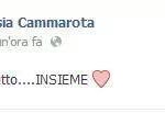 Messaggio di Alessia nel suo profilo privato