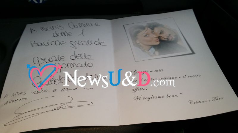 autografo per news uomini e donne