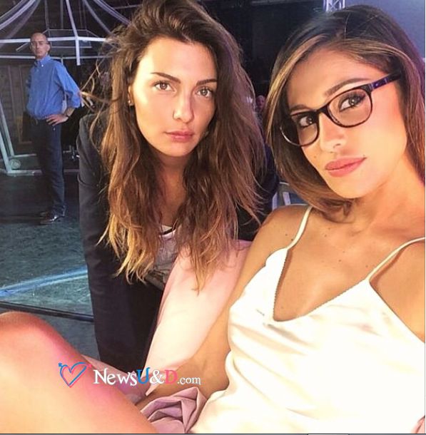 belen sul set di chiambretti