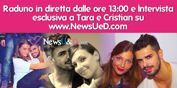 raduno e intervista in diretta tara e cristian
