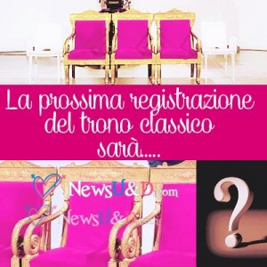 prossima registrazione uomini e donne