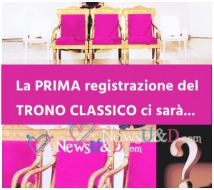 prima registrazione trono classico e gay