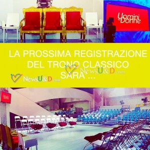 LA PROSSIMA REGISTRAZIONE