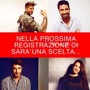 nella prossima registrazione ci sarà una scelta...